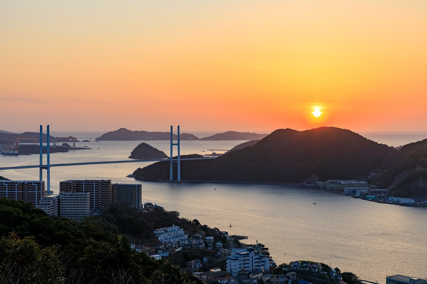 운젠의 무빙과 온천