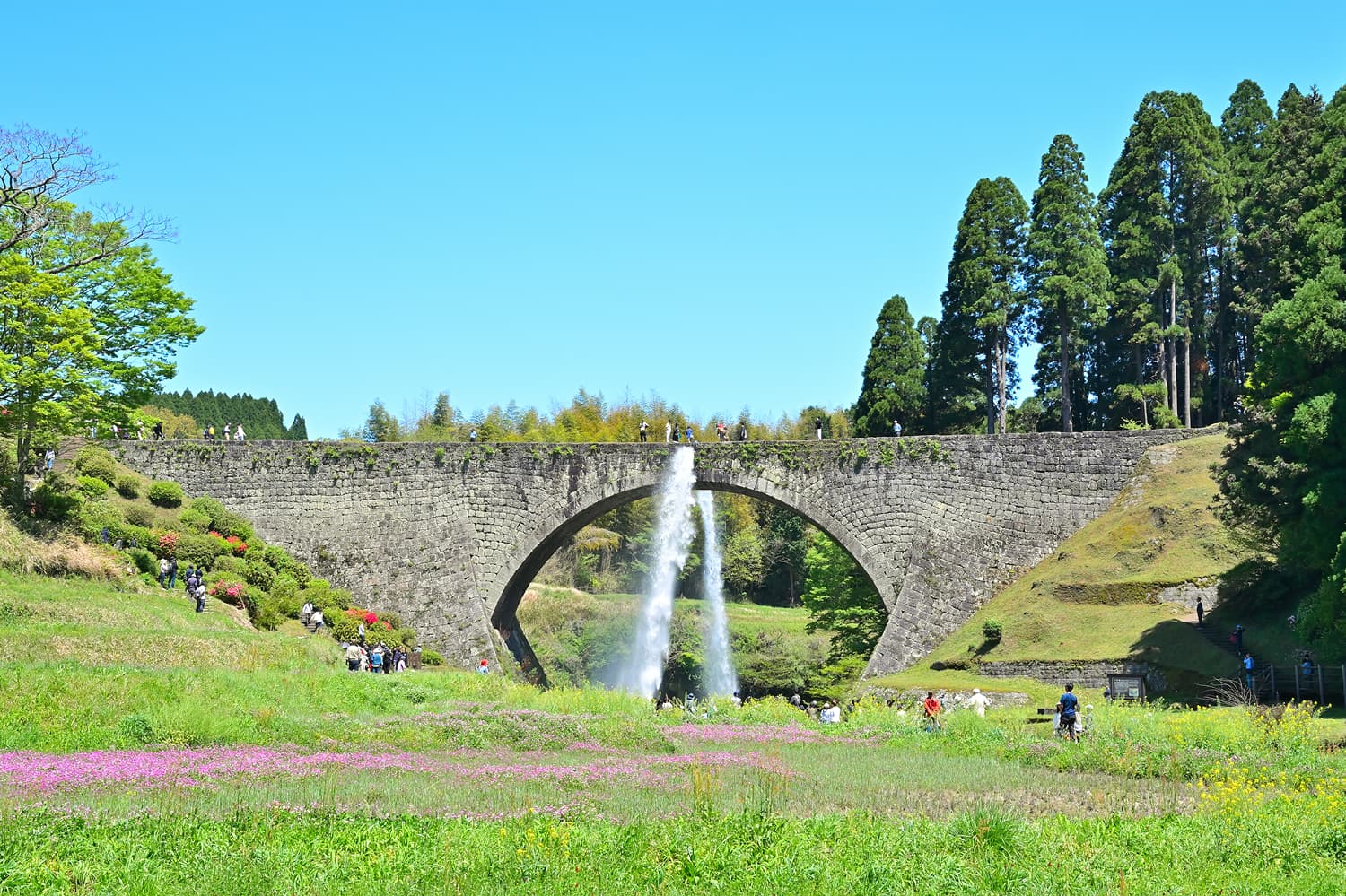 Tsujunkyo Bridge Spring Scenery