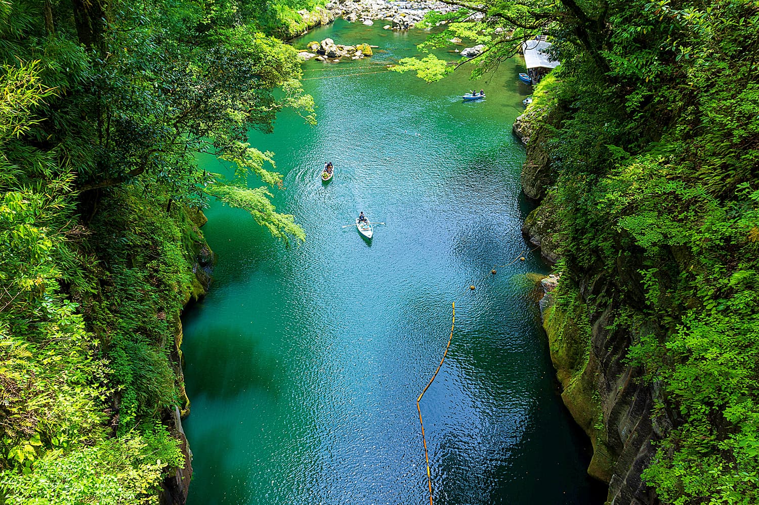 Takachiho Gorge Spring Fresh Greenery