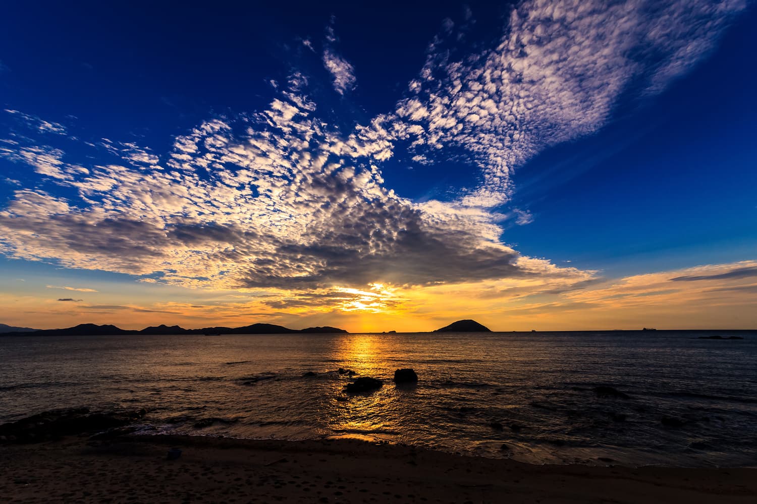 玄界島的海