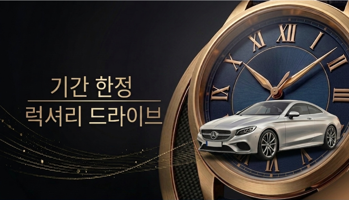 기간 한정 럭셔리 드라이브 혜택