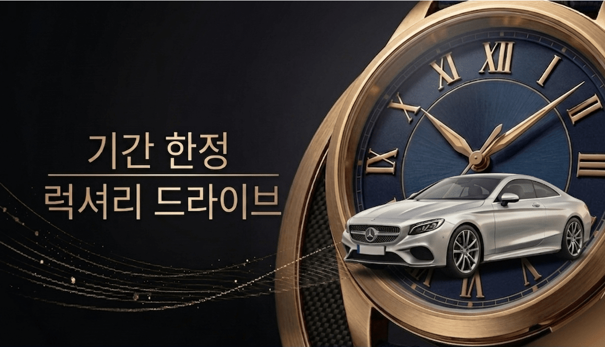 기간 한정 럭셔리 드라이브 혜택